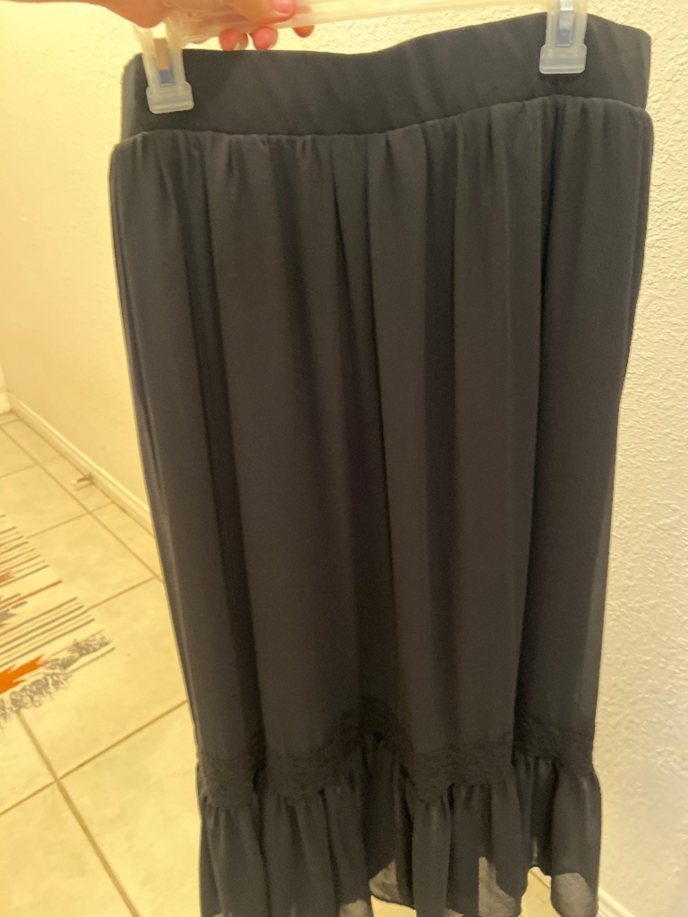 Long Black Skirt